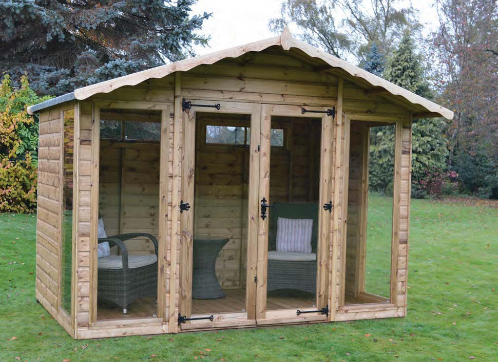 Hemsley apex summerhouse Hampshire. A traditional apex ...