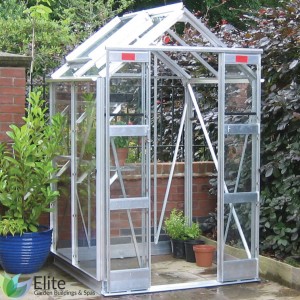 Elite 4' wide greenhouses Hampshire, small aluminium greenhouses across Hampshire
