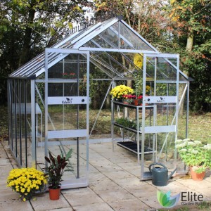 8x10 Eden Blockley greenhouse Hampshire, large aluminium greenhouses in Hampshire